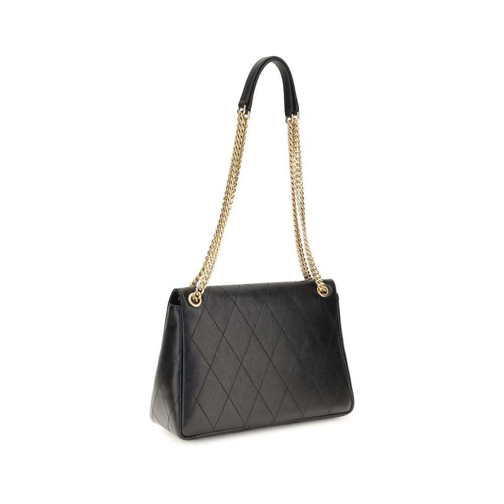 Tory Burch Black Calf Leather Bos Taurus Shoulder Bag Tory Burch Xosier
