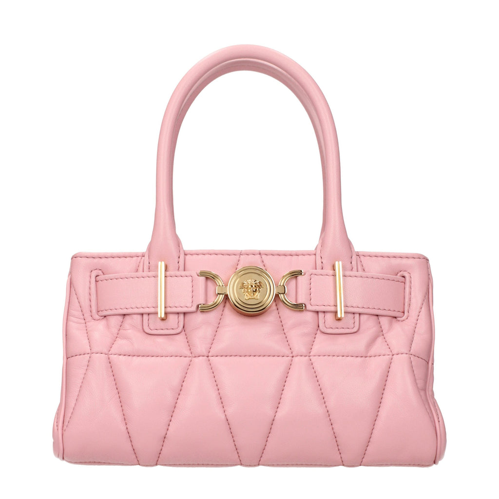 Versace Pink Leather Handbag Versace Xosier