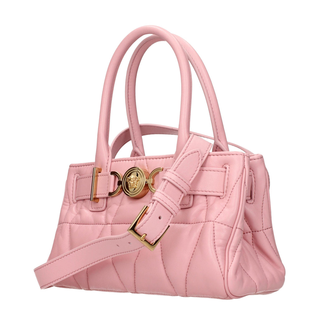 Versace Pink Leather Handbag Versace Xosier
