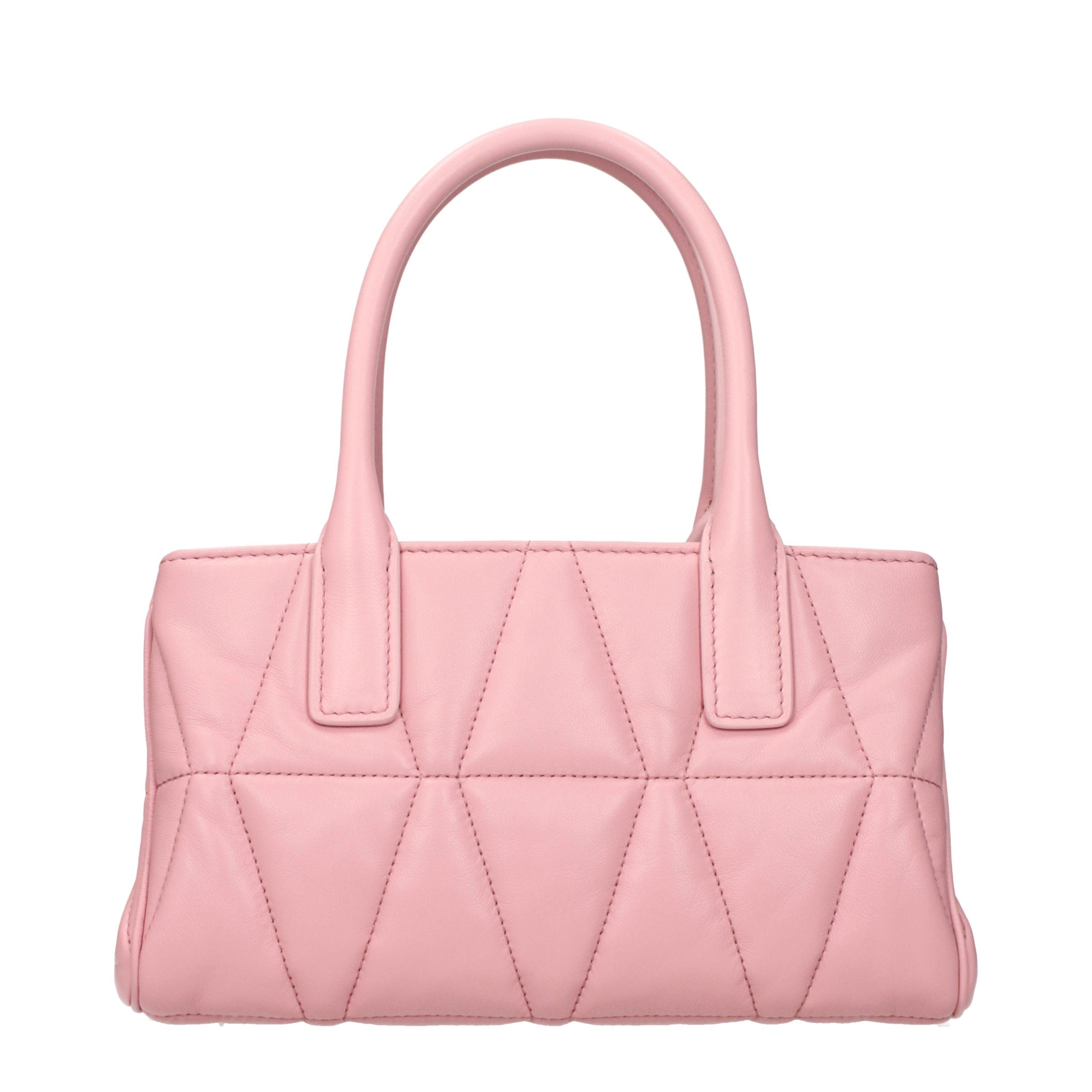 Versace Pink Leather Handbag Versace Xosier