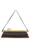 Jacquemus Brown Goatskin Clutch Bag Jacquemus Xosier