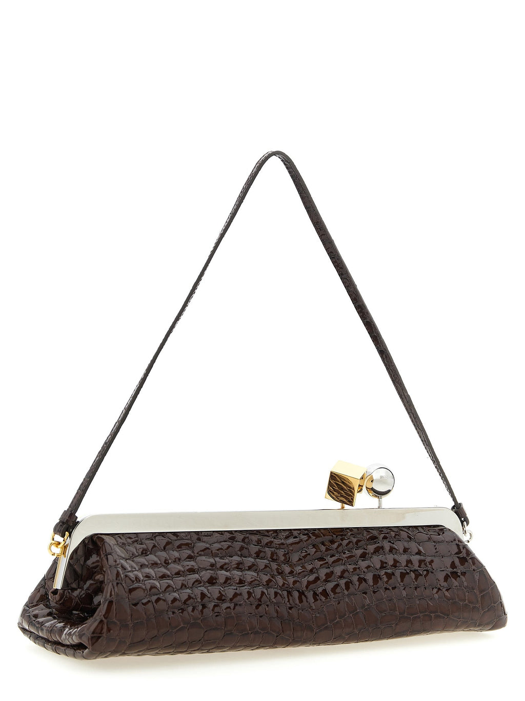 Jacquemus Brown Goatskin Clutch Bag Jacquemus Xosier