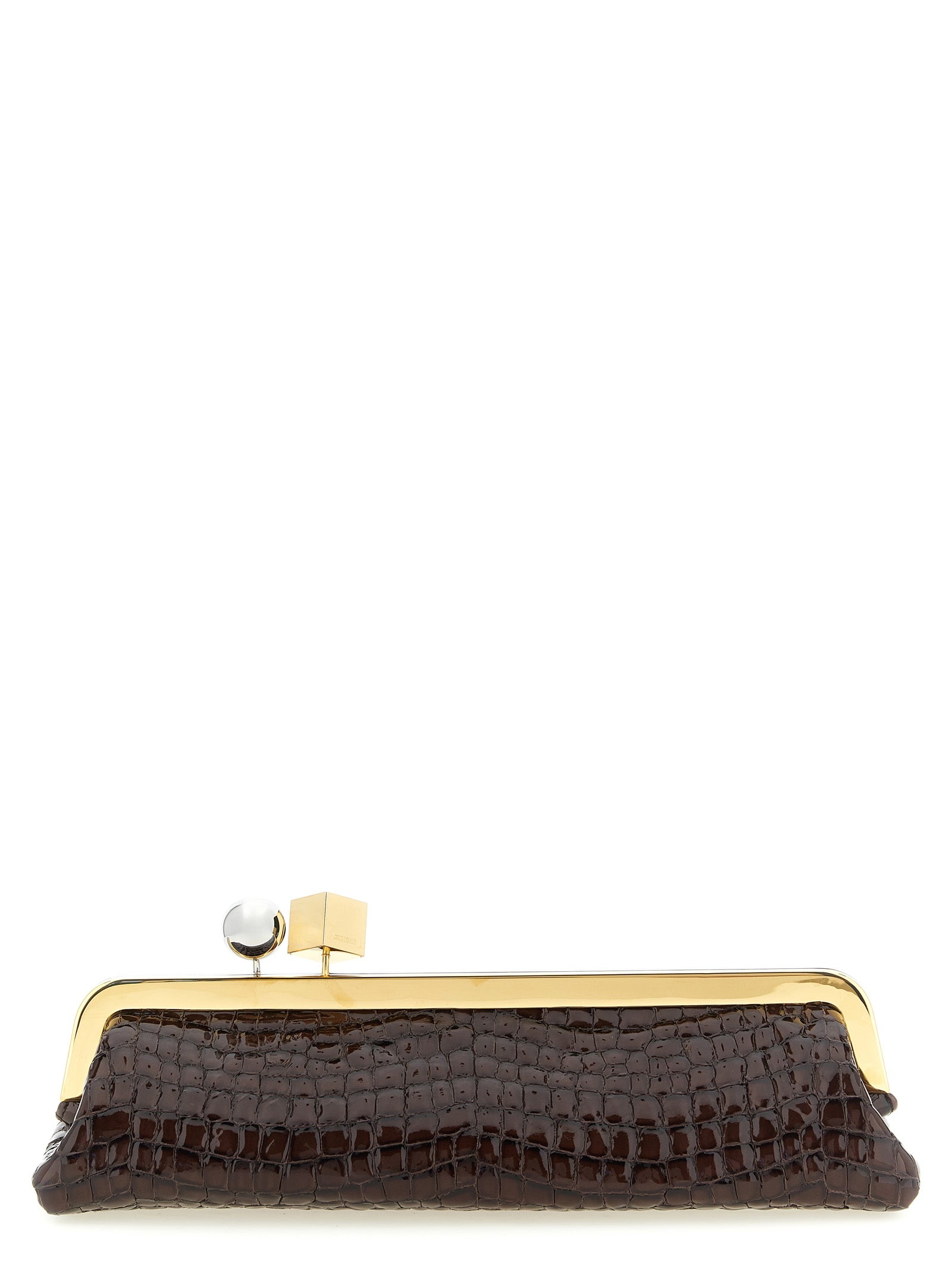 Jacquemus Brown Goatskin Clutch Bag Jacquemus Xosier