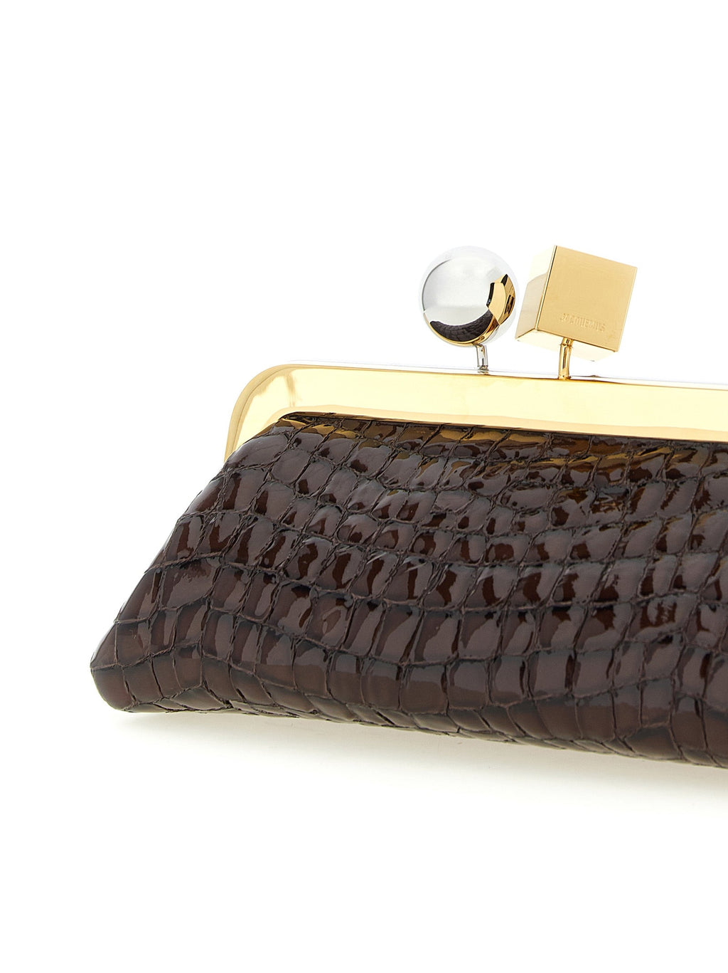 Jacquemus Brown Goatskin Clutch Bag Jacquemus Xosier