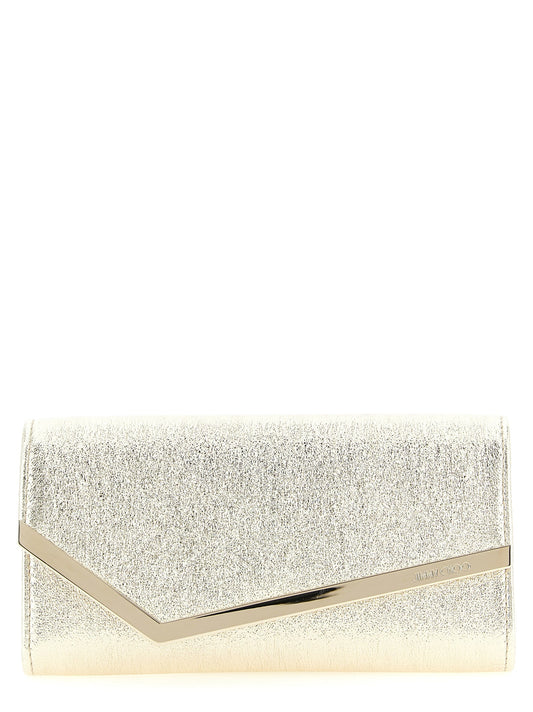 Jimmy Choo Gold Lamb Leather Clutch Bag Jimmy Choo Xosier