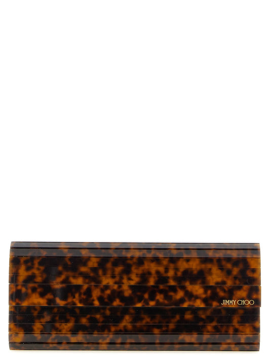 Jimmy Choo Beige Polyester Clutch Bag Jimmy Choo Xosier