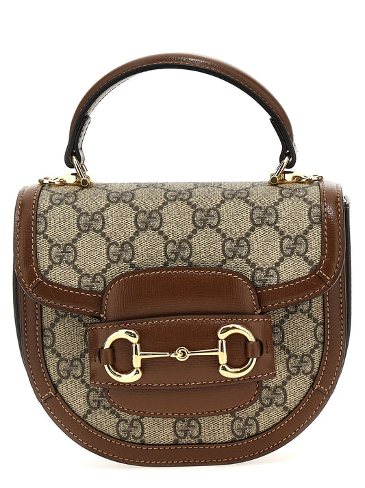 Gucci Brown Polyethylene Handbag Gucci Xosier