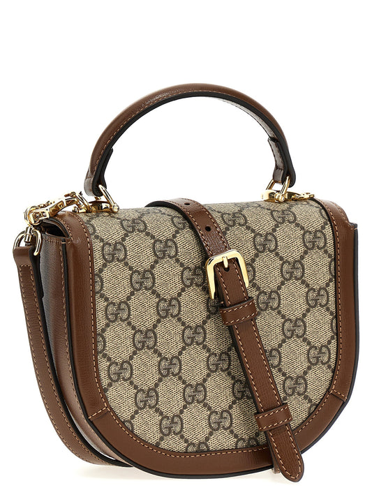 Gucci Brown Polyethylene Handbag Gucci Xosier