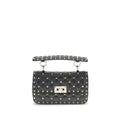 Valentino Garavani Black Calf Leather Bos Taurus Handbag Valentino Garavani Xosier