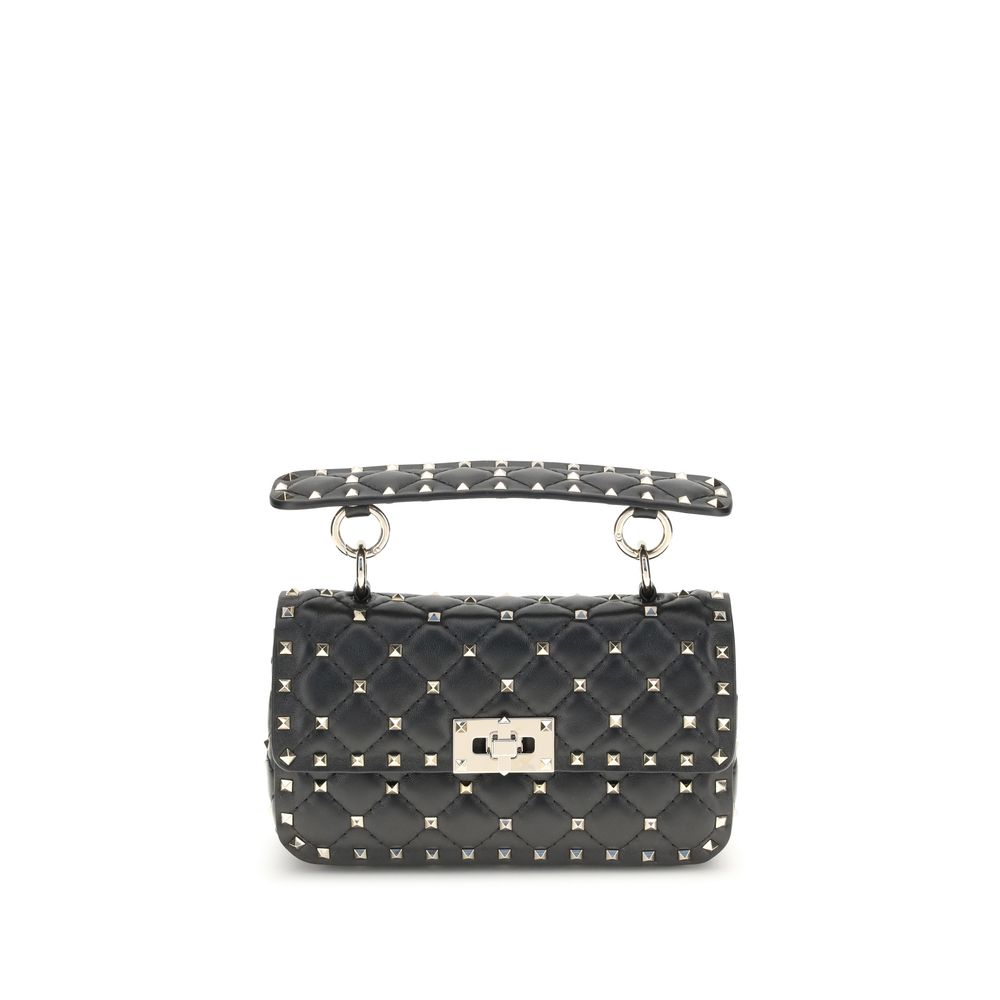 Valentino Garavani Black Calf Leather Bos Taurus Handbag Valentino Garavani Xosier