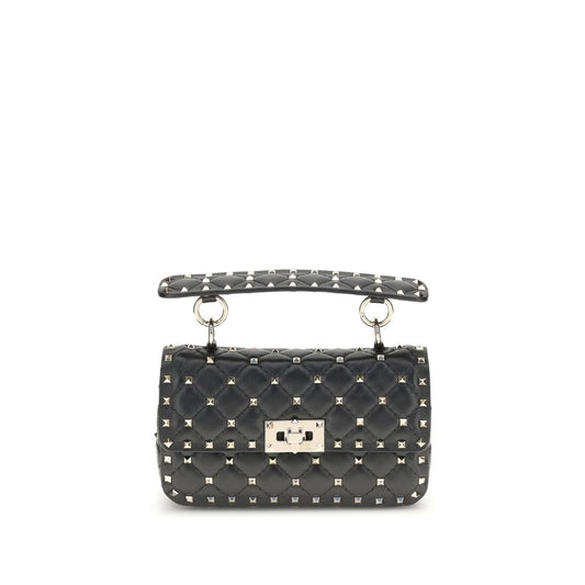 Valentino Garavani Black Calf Leather Bos Taurus Handbag Valentino Garavani Xosier