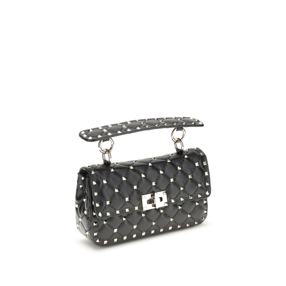 Valentino Garavani Black Calf Leather Bos Taurus Handbag Valentino Garavani Xosier