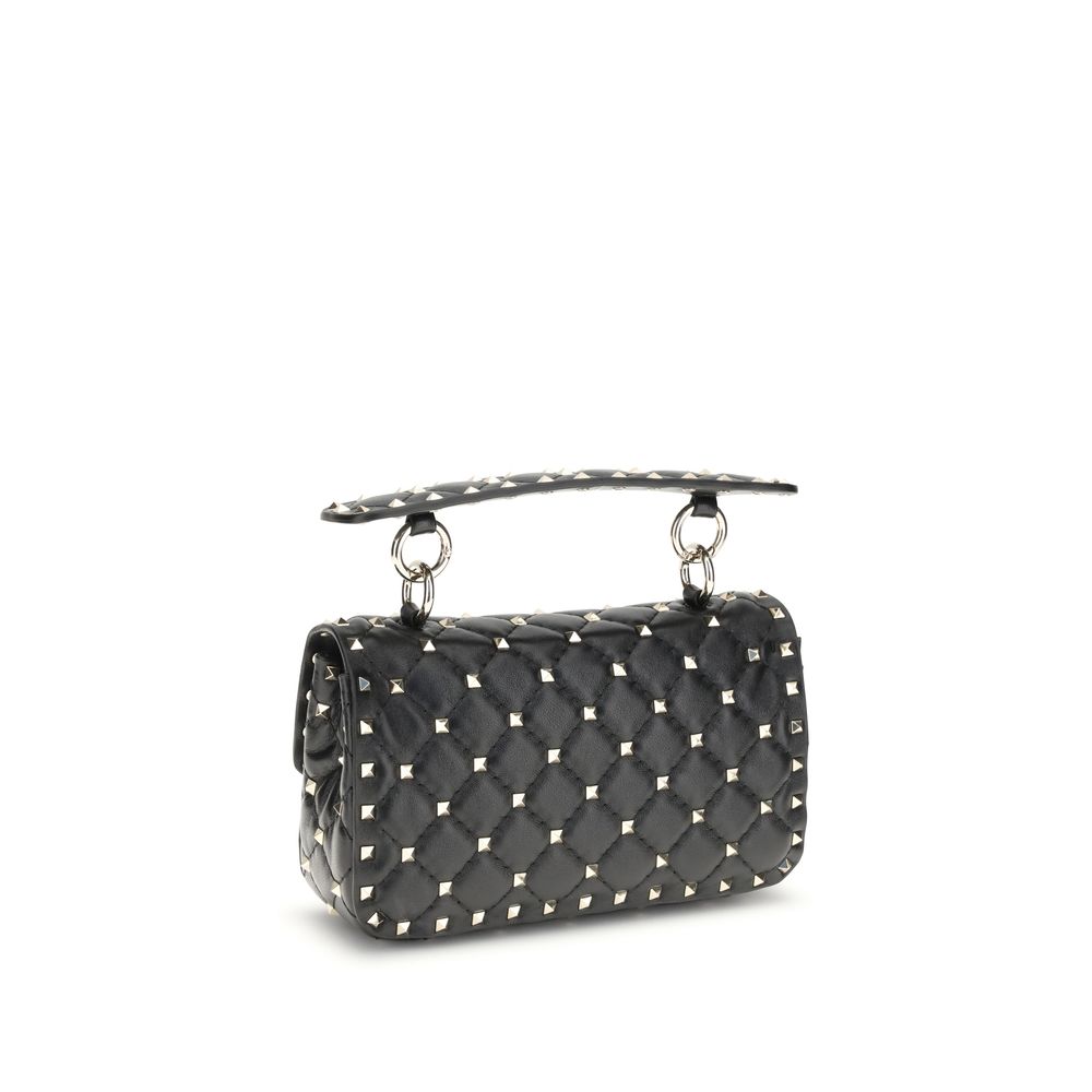 Valentino Garavani Black Calf Leather Bos Taurus Handbag Valentino Garavani Xosier