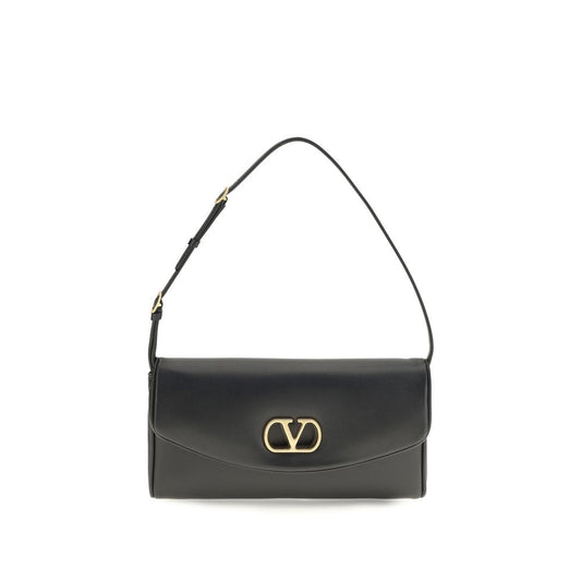 Valentino Garavani Brown Calf Leather Bos Taurus Shoulder Bag Valentino Garavani Xosier