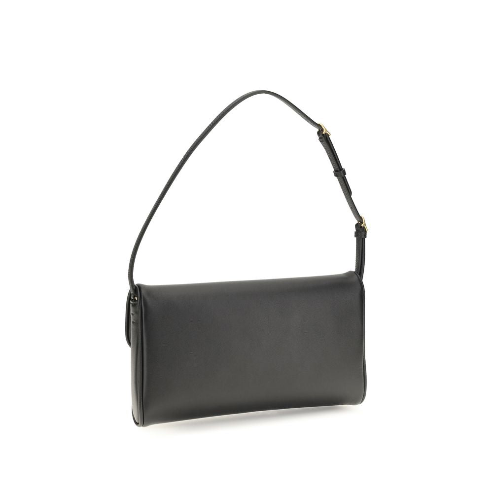 Valentino Garavani Brown Calf Leather Bos Taurus Shoulder Bag Valentino Garavani Xosier