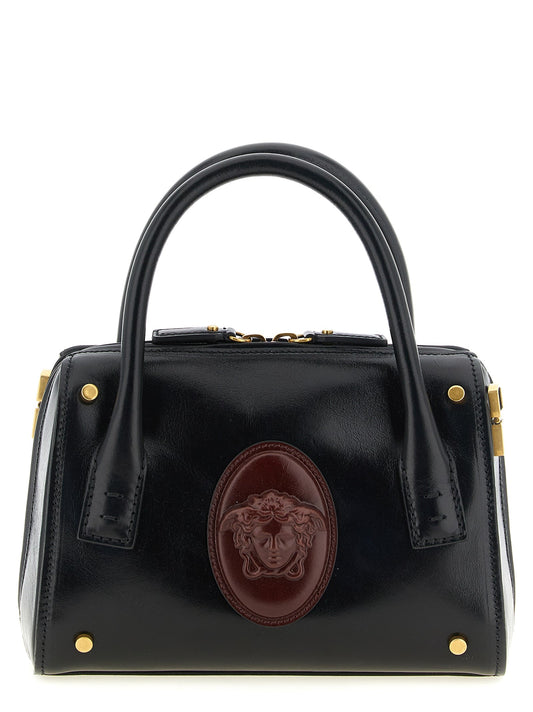 Versace Black Calfskin Handbag Versace Xosier