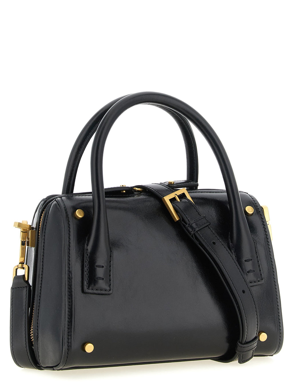Versace Black Calfskin Handbag Versace Xosier