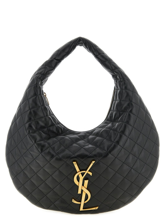 Saint Laurent Black Lamb Leather Shoulder Bag Saint Laurent Xosier