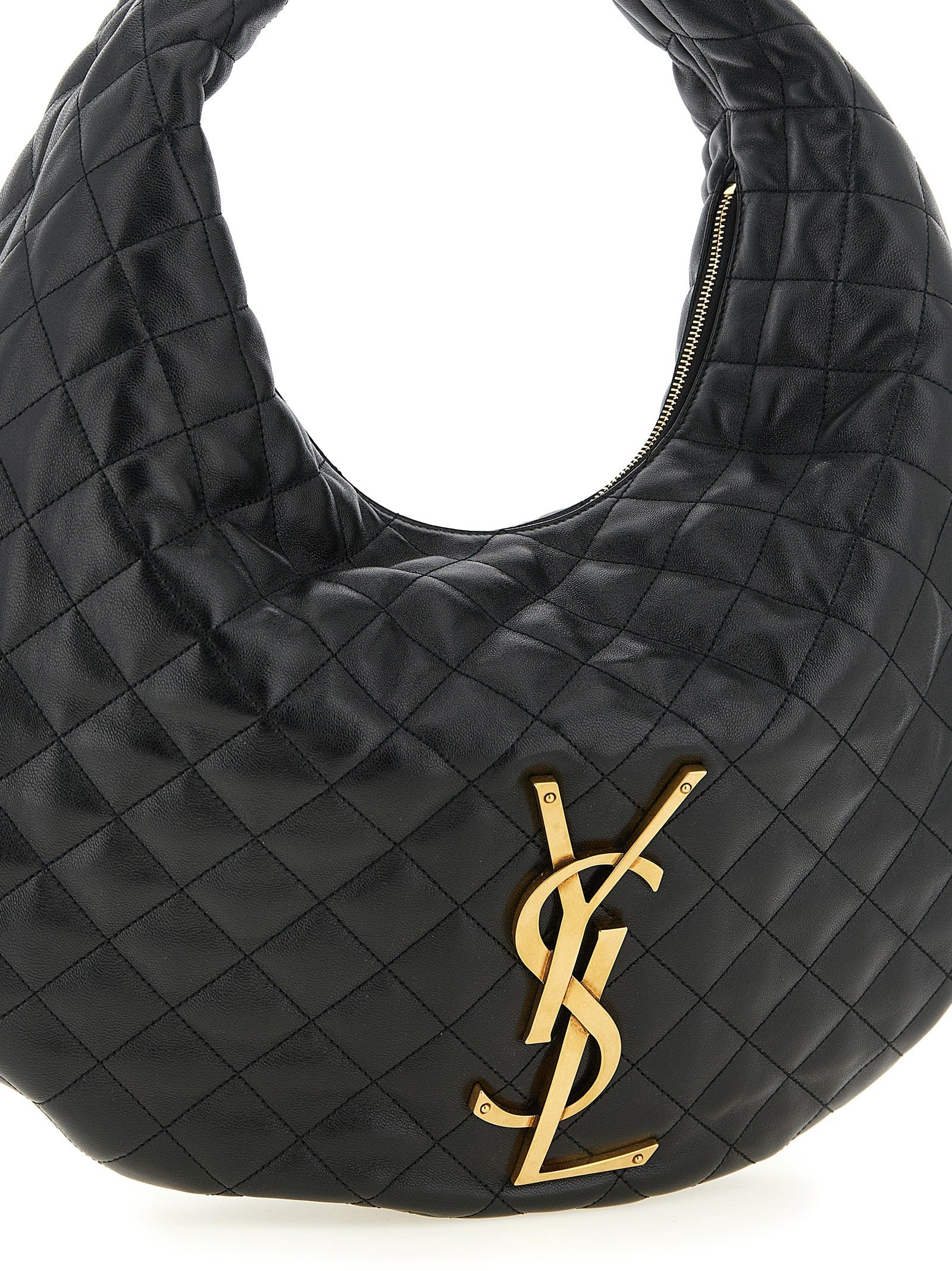 Saint Laurent Black Lamb Leather Shoulder Bag Saint Laurent Xosier