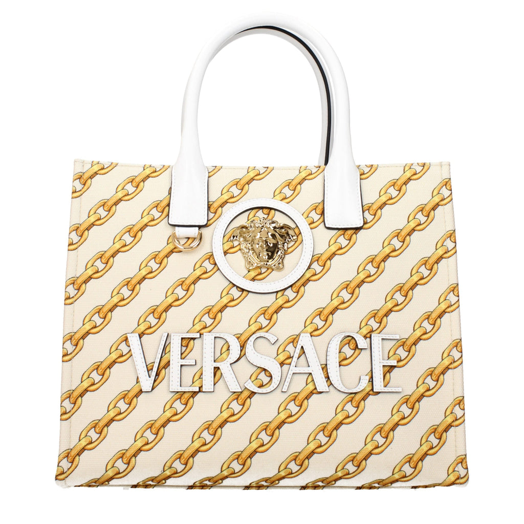 Versace Beige Fabric Handbag Versace Xosier