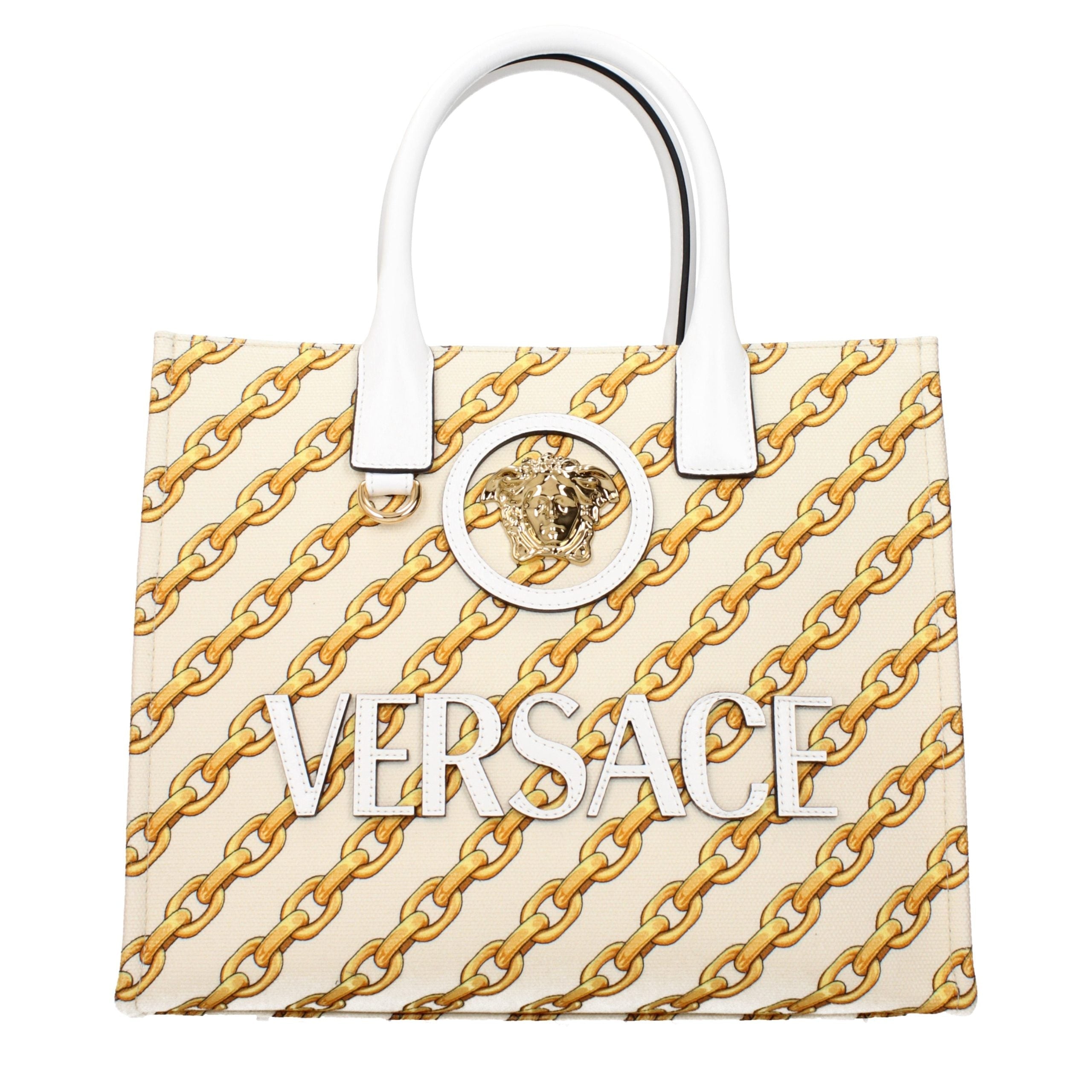 Versace Beige Fabric Handbag Versace Xosier