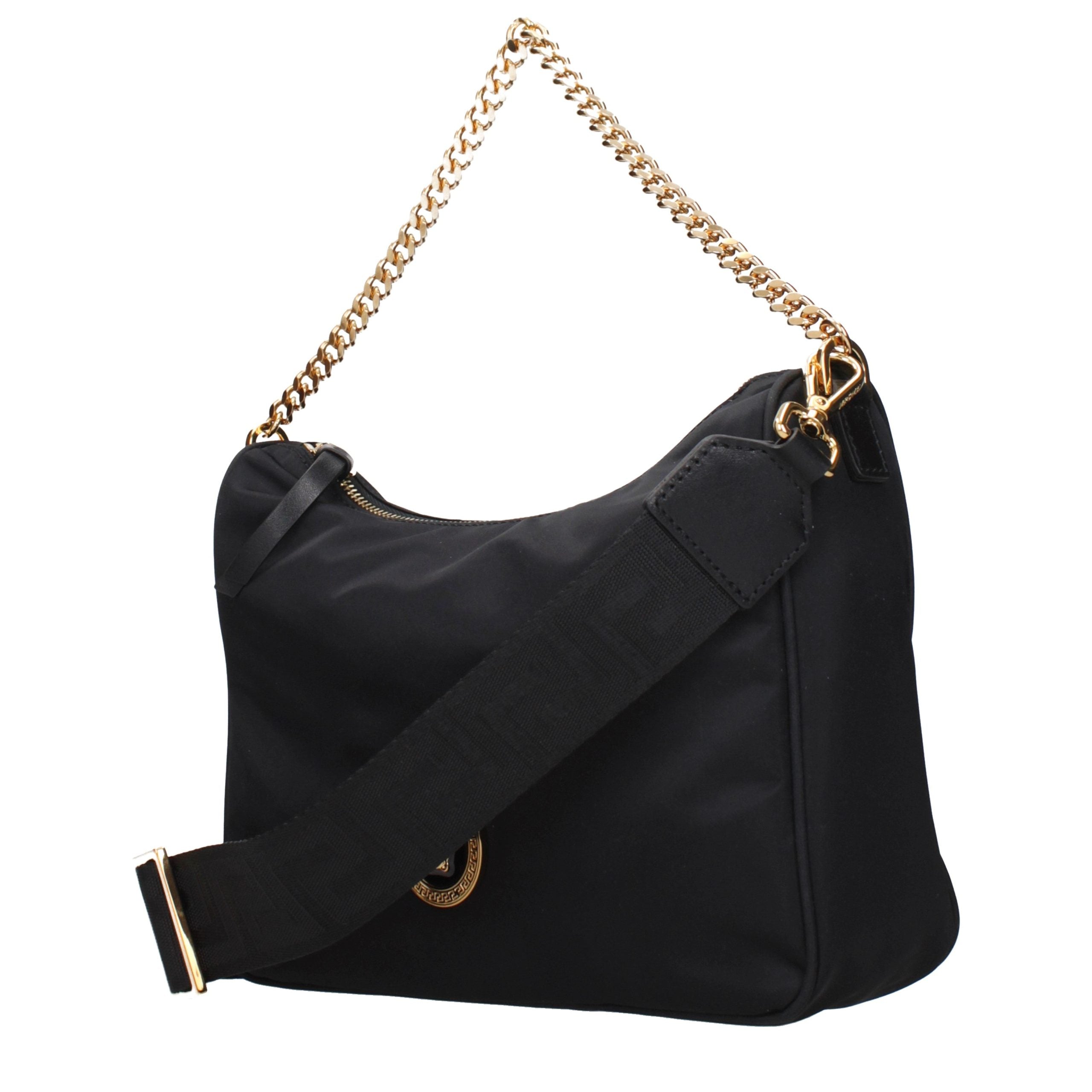 Versace Black Fabric Handbag Versace Xosier