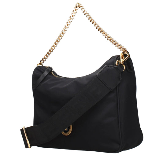 Versace Black Fabric Handbag Versace Xosier