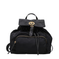 Versace Black Fabric Backpack Versace Xosier