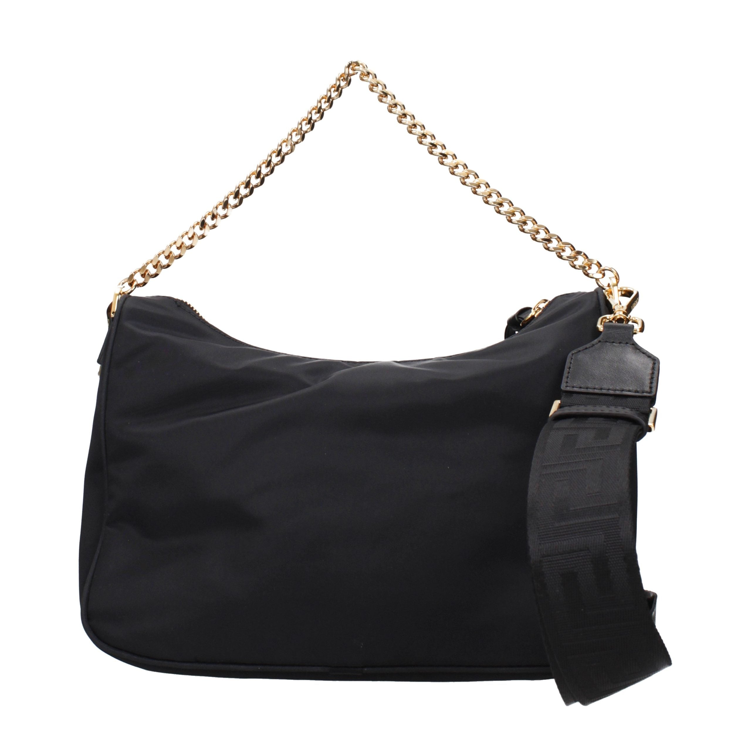 Versace Black Fabric Handbag Versace Xosier