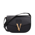 Versace Black Leather Crossbody Bag Versace Xosier
