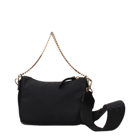 Versace Black Fabric Handbag Versace Xosier