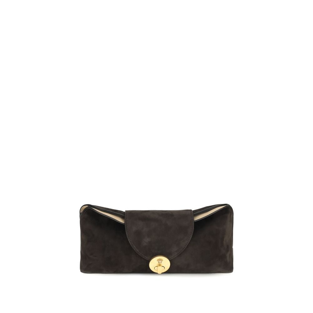 Versace Brown Calf Leather Bos Taurus Shoulder Bag Versace Xosier