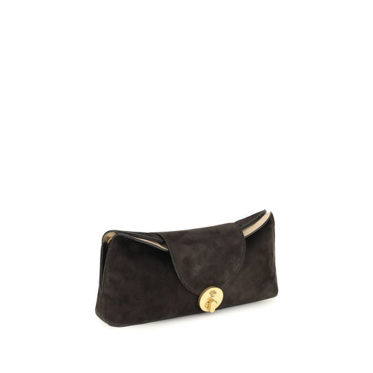 Versace Brown Calf Leather Bos Taurus Shoulder Bag Versace Xosier