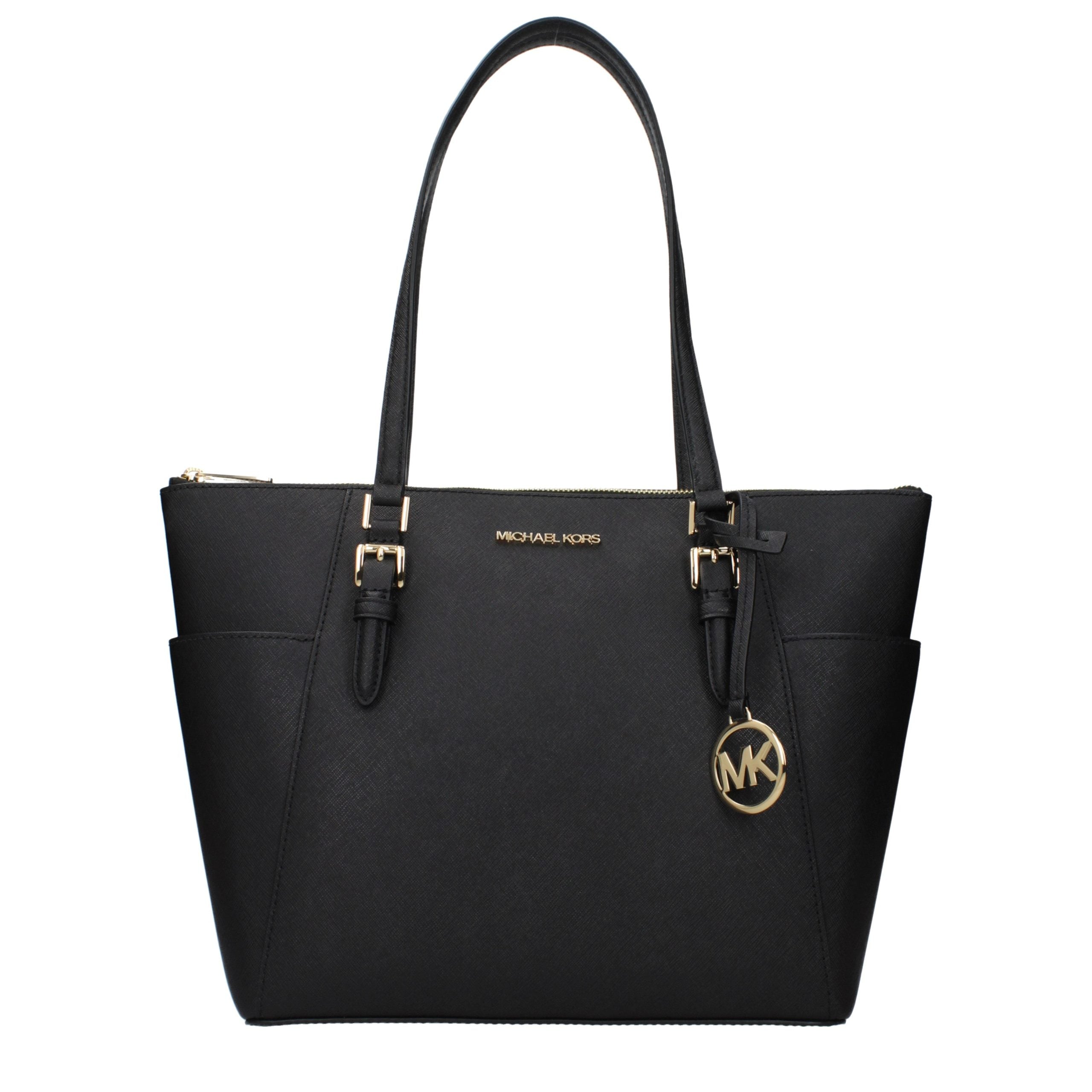Michael Kors Black Leather Shoulder Bag Michael Kors Xosier