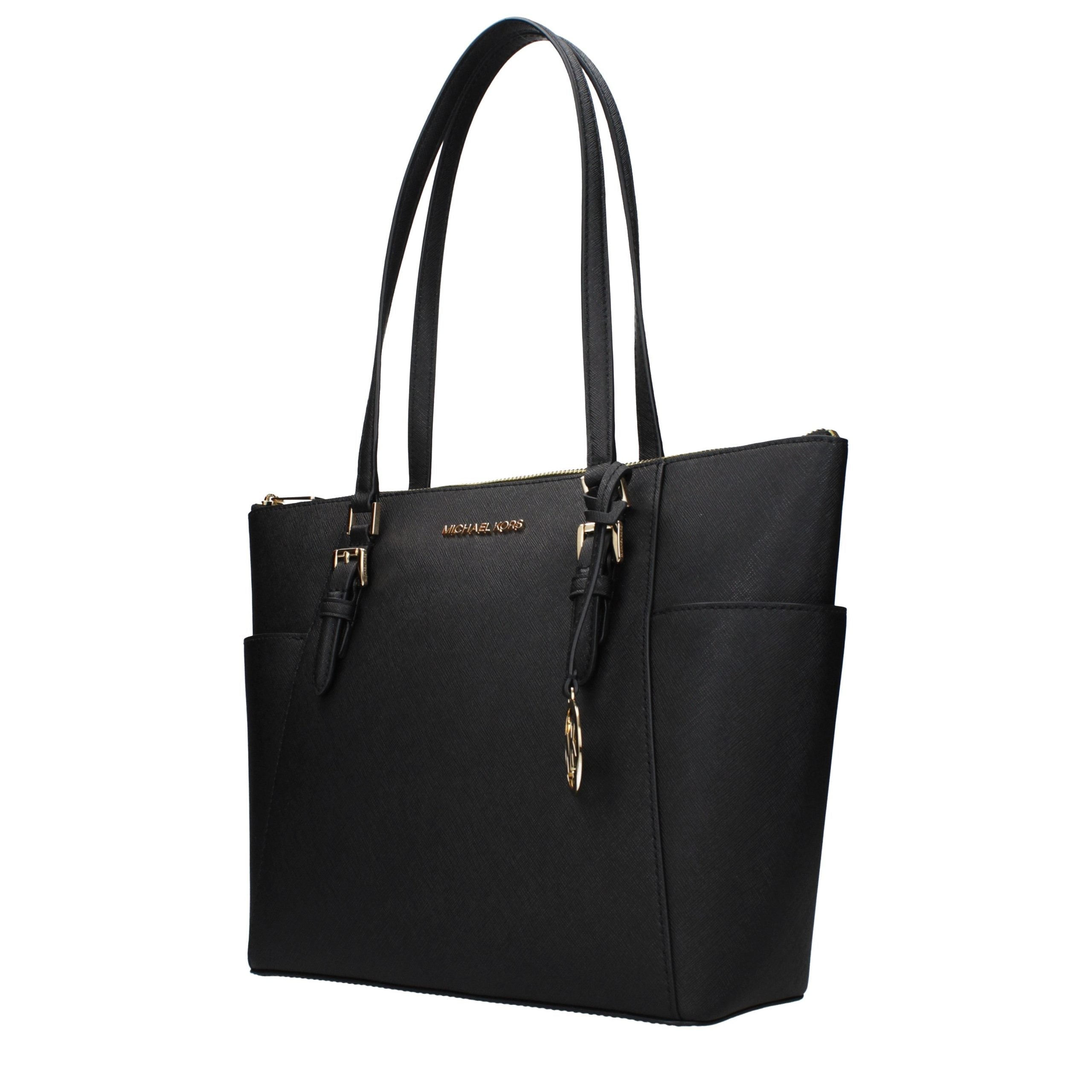 Michael Kors Black Leather Shoulder Bag Michael Kors Xosier