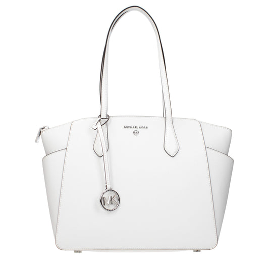 Michael Kors White Leather Shoulder Bag Michael Kors Xosier