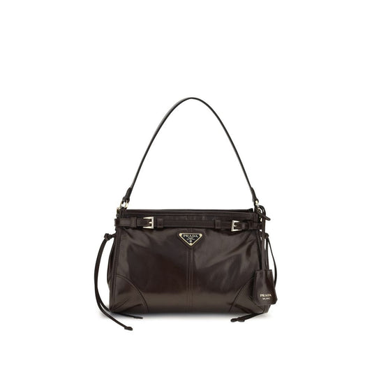 Prada Brown Calf Leather Bos Taurus Handbag Prada Xosier
