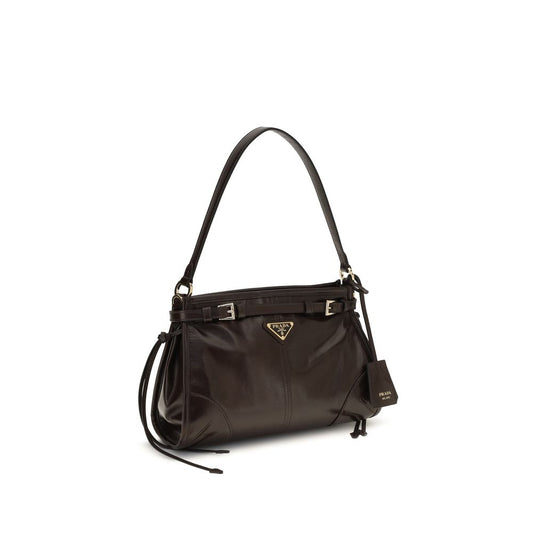 Prada Brown Calf Leather Bos Taurus Handbag Prada Xosier