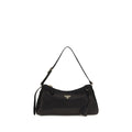 Prada Black Calf Leather Bos Taurus Shoulder Bag Prada Xosier