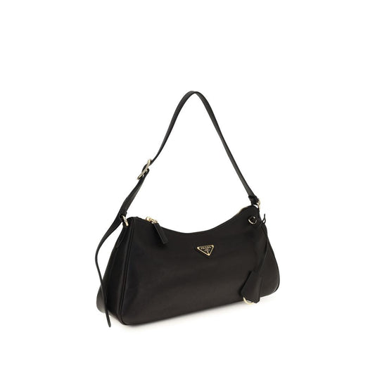 Prada Black Calf Leather Bos Taurus Shoulder Bag Prada Xosier