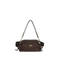 Prada Brown Napa Leather / Calf Bos Taurus Shoulder Bag Prada Xosier