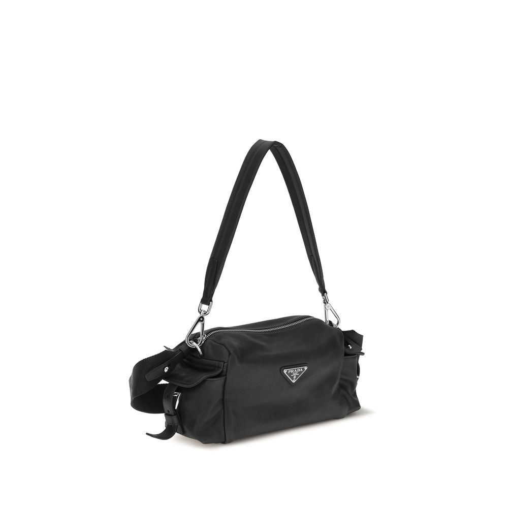 Prada Brown Napa Leather / Calf Bos Taurus Shoulder Bag Prada Xosier