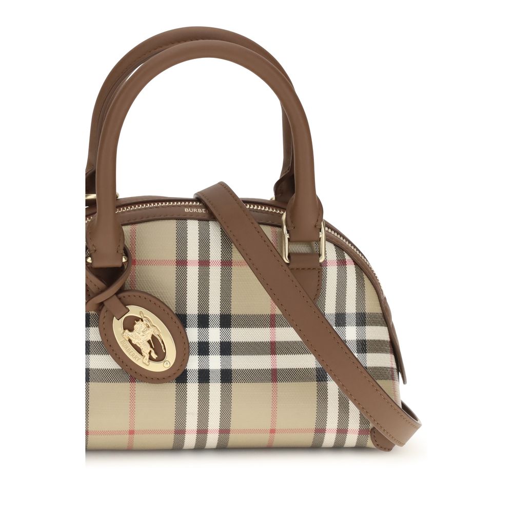 Burberry Beige Canvas Handbag Burberry Xosier