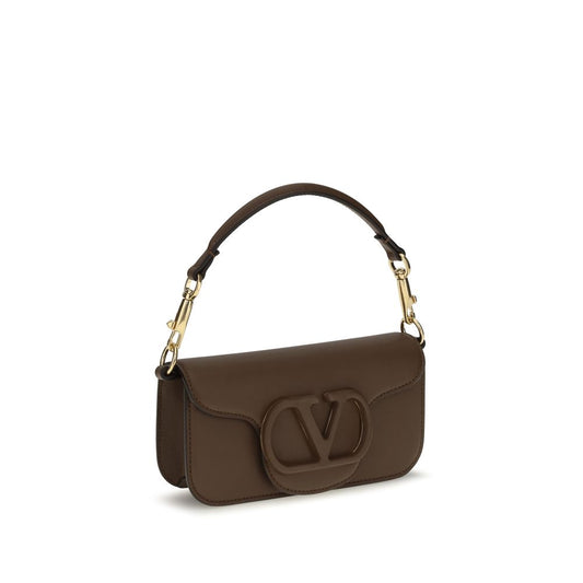 Valentino Garavani Brown Calf Leather Bos Taurus Shoulder Bag Valentino Garavani Xosier