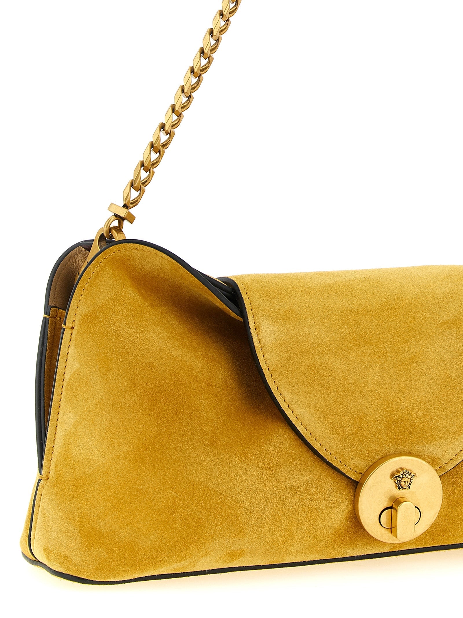 Versace Bicolor Calfskin Clutch Bag Versace Xosier