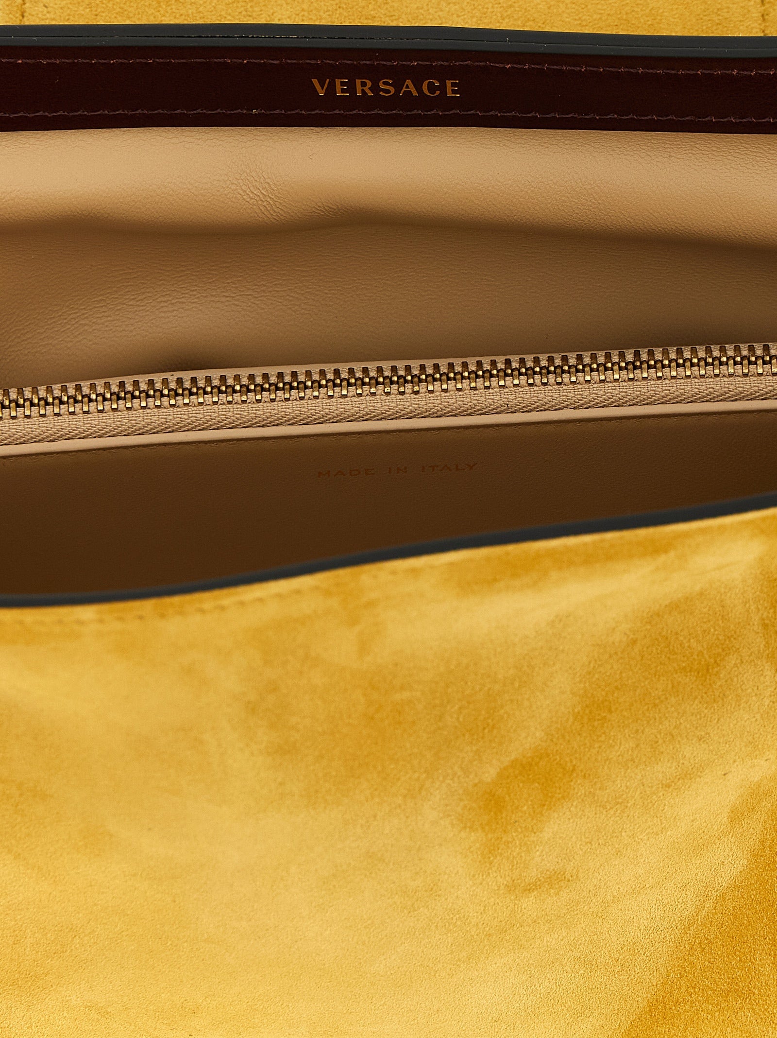 Versace Bicolor Calfskin Clutch Bag Versace Xosier