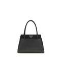 Prada Black Calf Leather Bos Taurus Handbag Prada Xosier