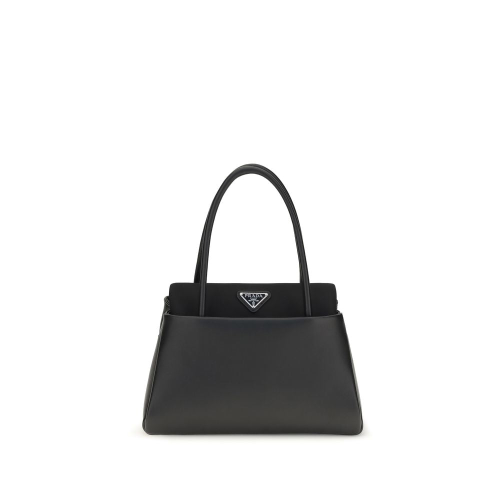Prada Black Calf Leather Bos Taurus Handbag Prada Xosier