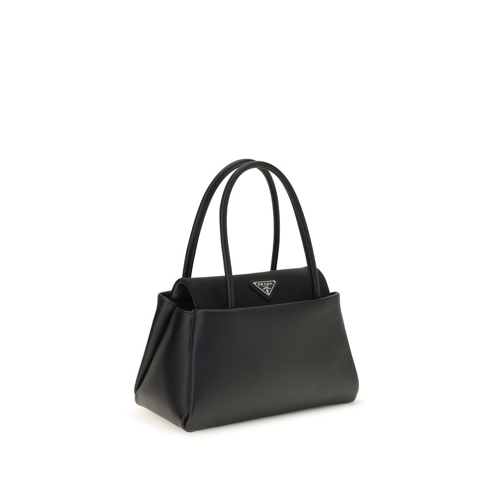 Prada Black Calf Leather Bos Taurus Handbag Prada Xosier