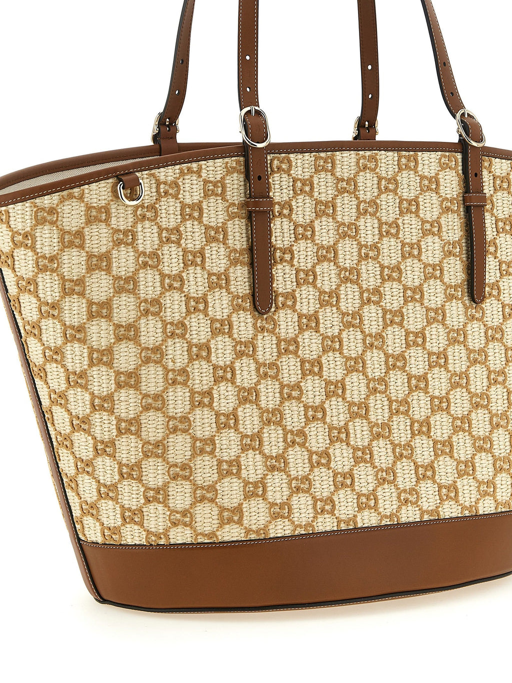 Gucci Brown Cotton Handbag Gucci Xosier
